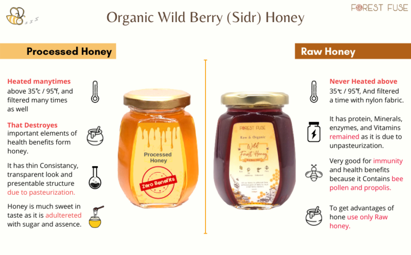 ForestFuse Organic Wild Berry (Sidr) Honey - Image 4